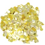 Lança Confettis Bolinhas Douradas 40cm