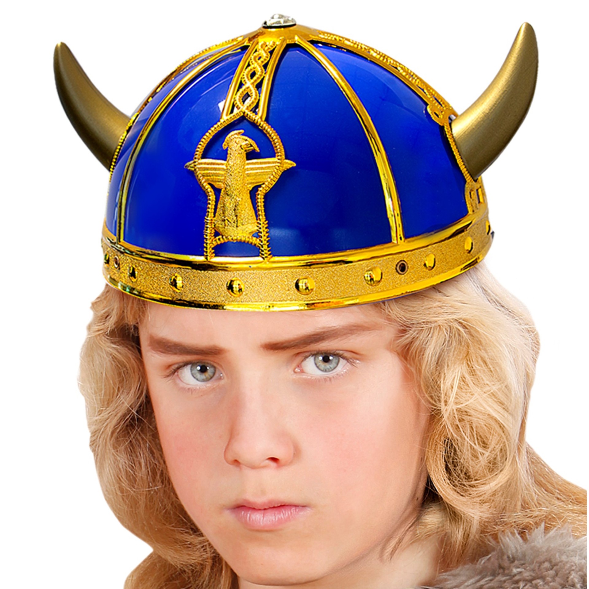 Capacete Viking Dourado