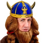Capacete Viking Dourado