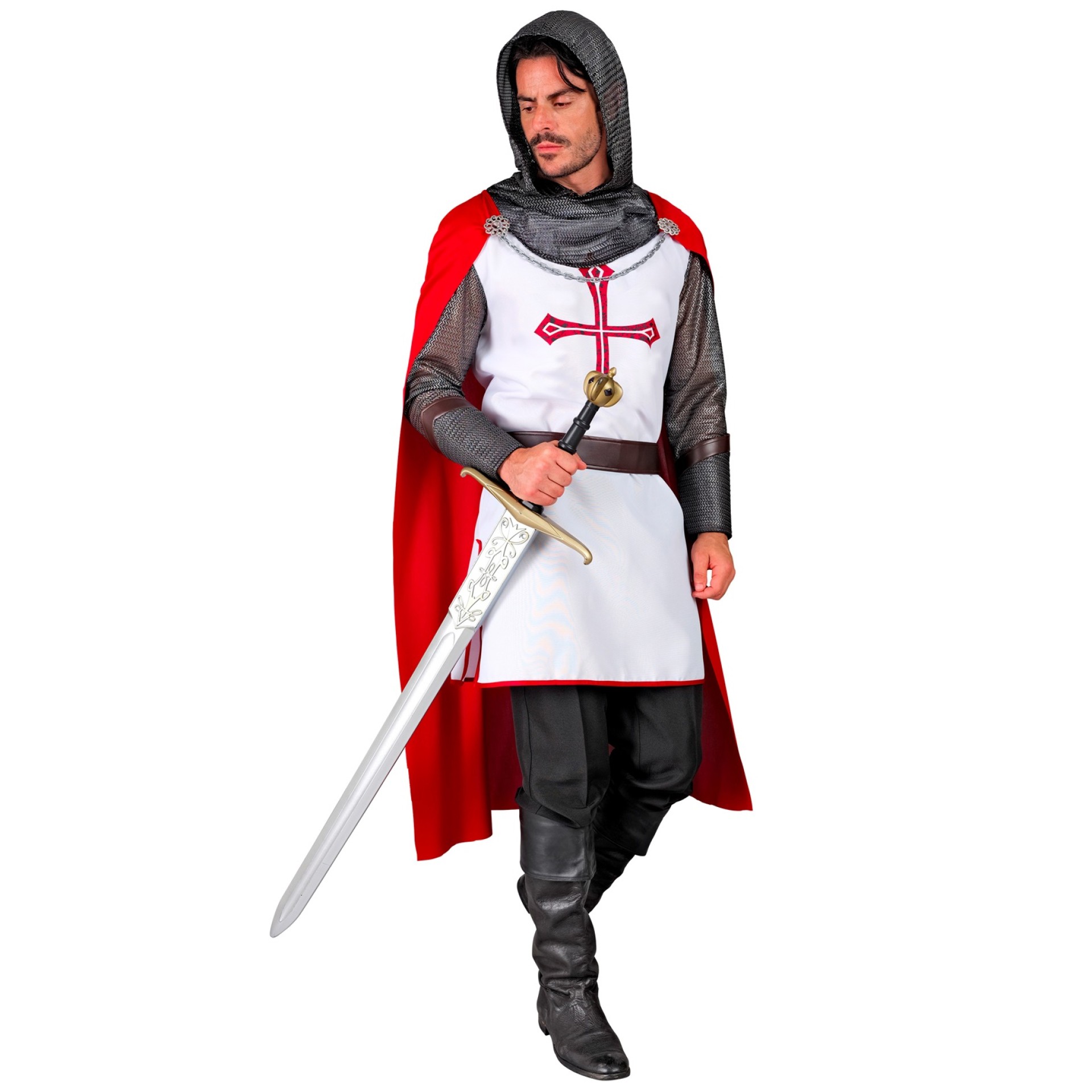 Fato Cavaleiro Templário Medieval