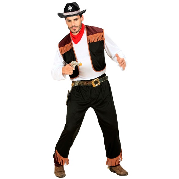 Fato Vaqueiro Western Adulto