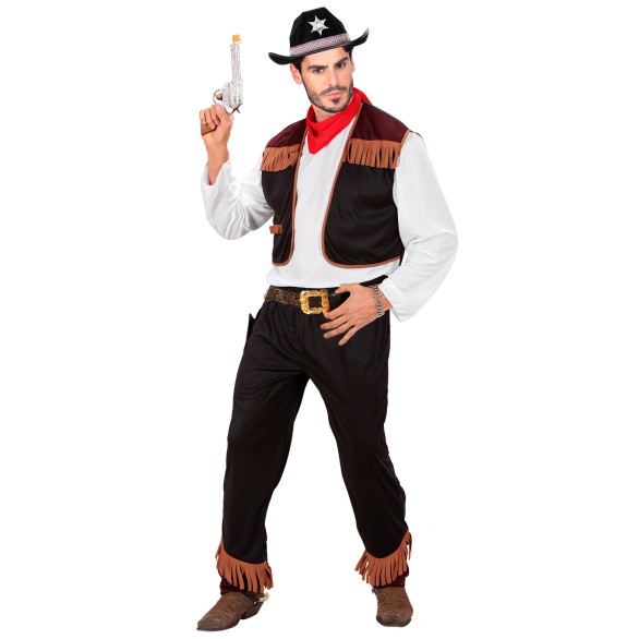 Fato Vaqueiro Western Adulto