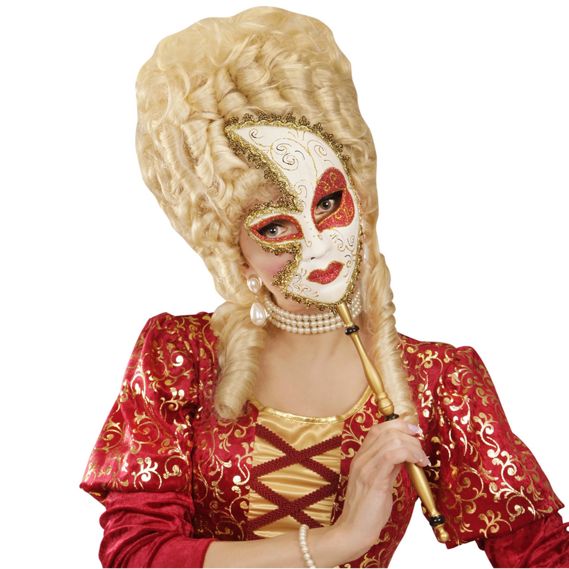 Máscara Marquesa de Veneza com Cabo