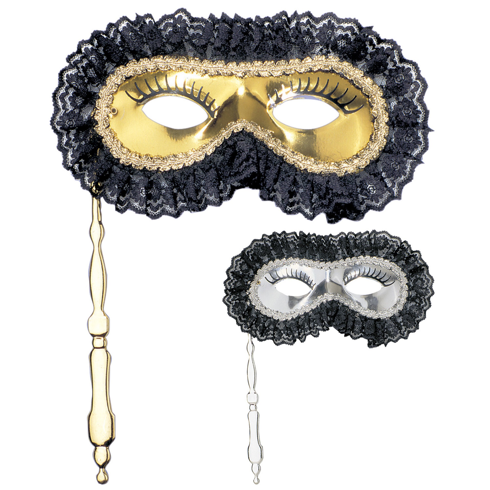 Máscara Condessa Veneziana com Cabo