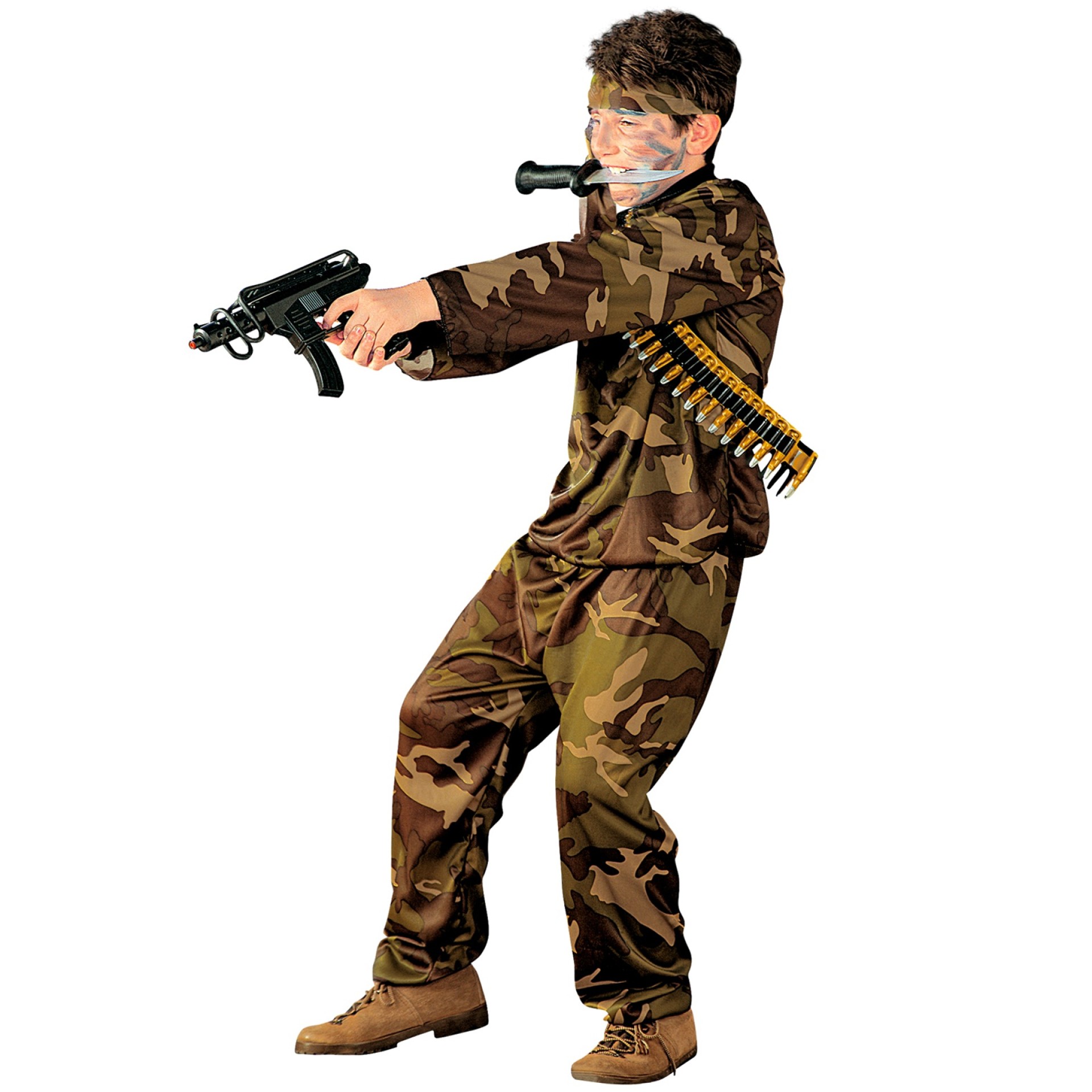 Fato Soldado Militar Menino