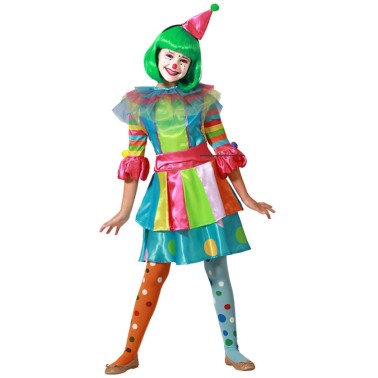 Fato Palhaa Multicolor Menina