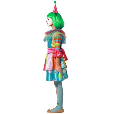 Fato Palhaça Multicolor Menina Fato Palhaça Multicolor Menina