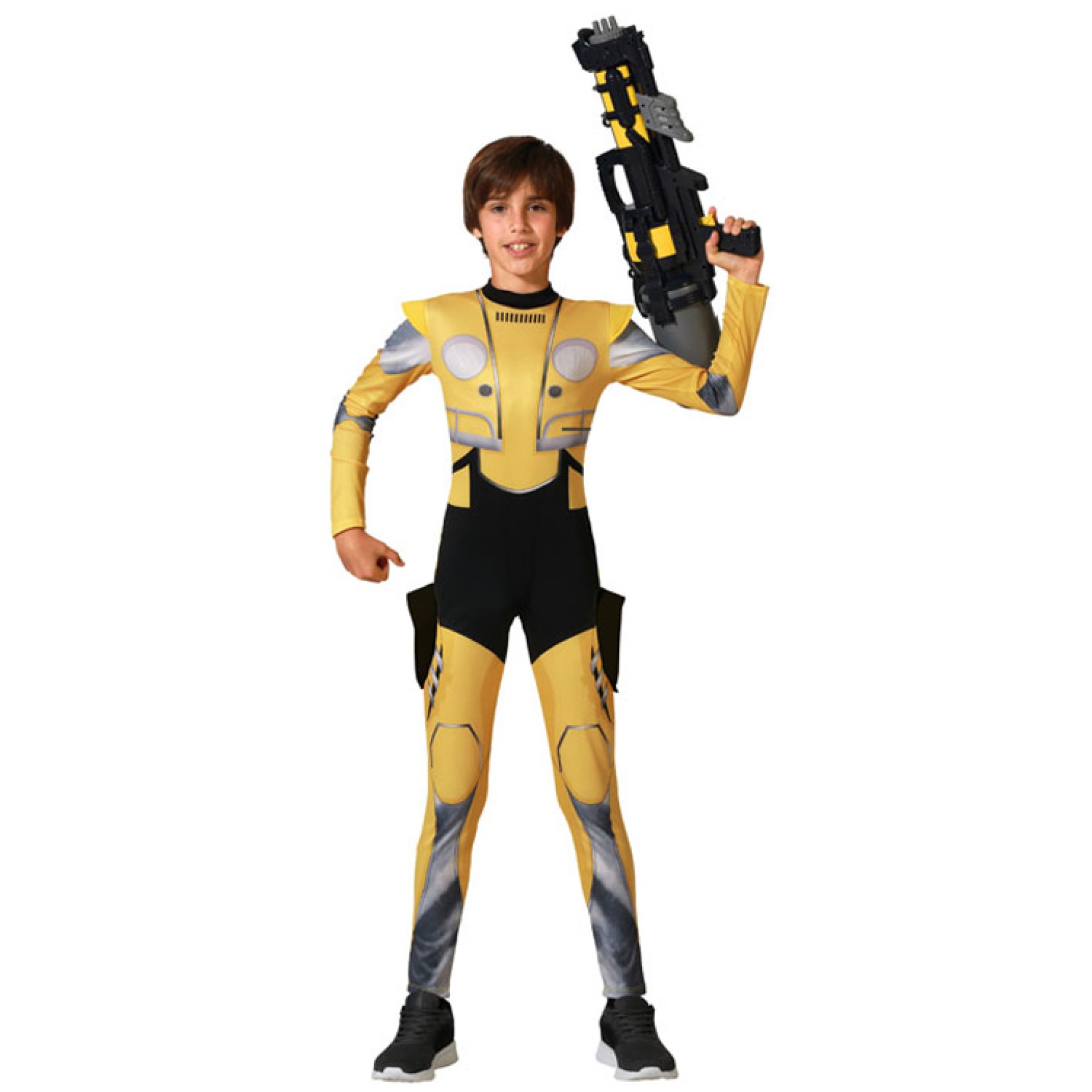 Fato Super Guerreiro Amarelo