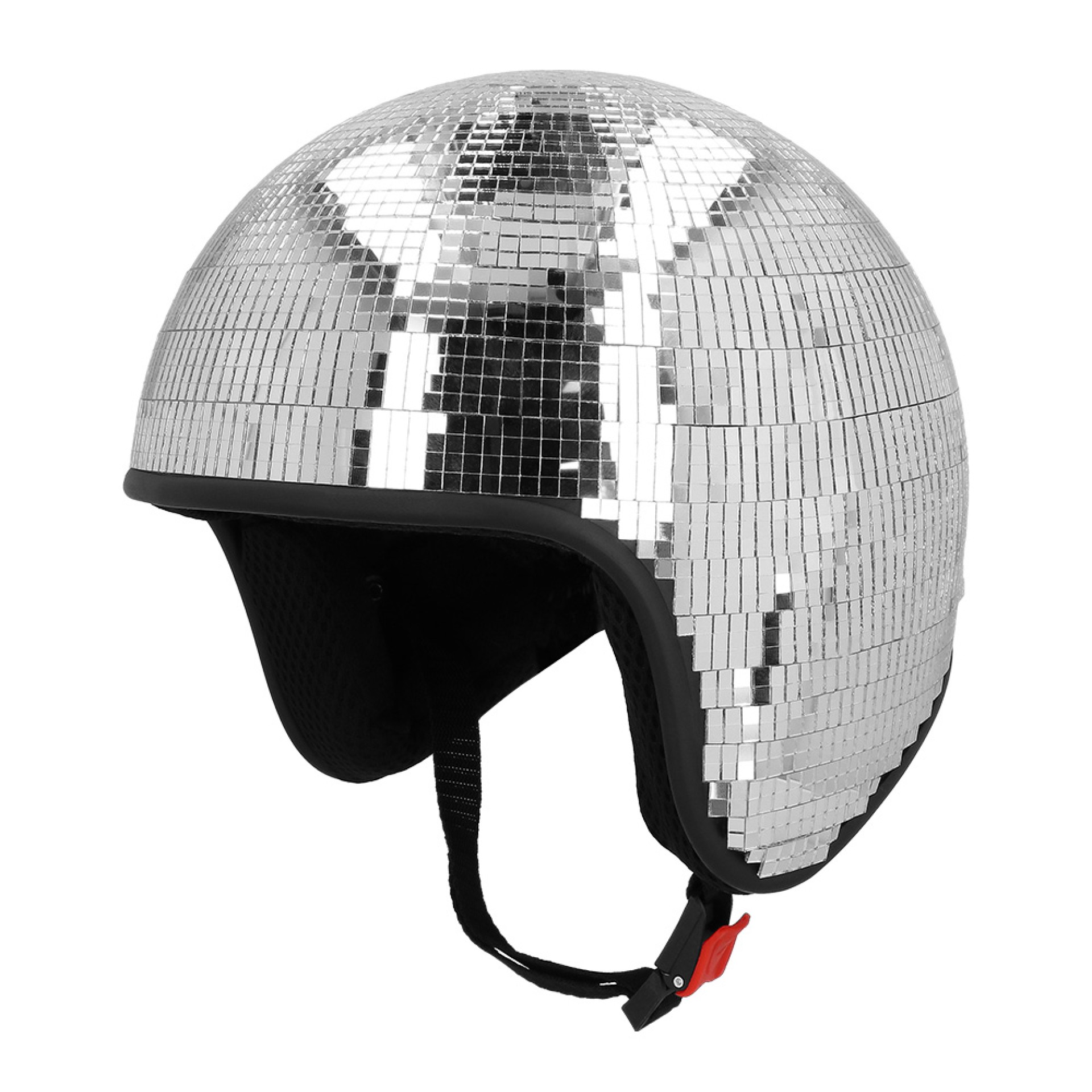 Capacete Disco Bola de Espelhos