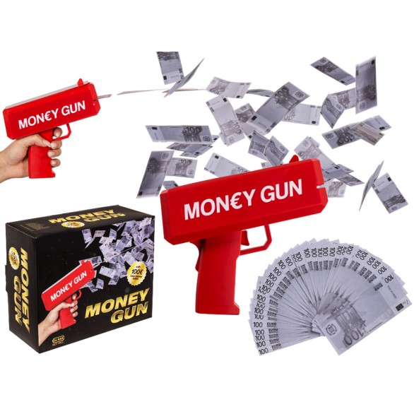 Pistola Lana Dinheiro Money Gun