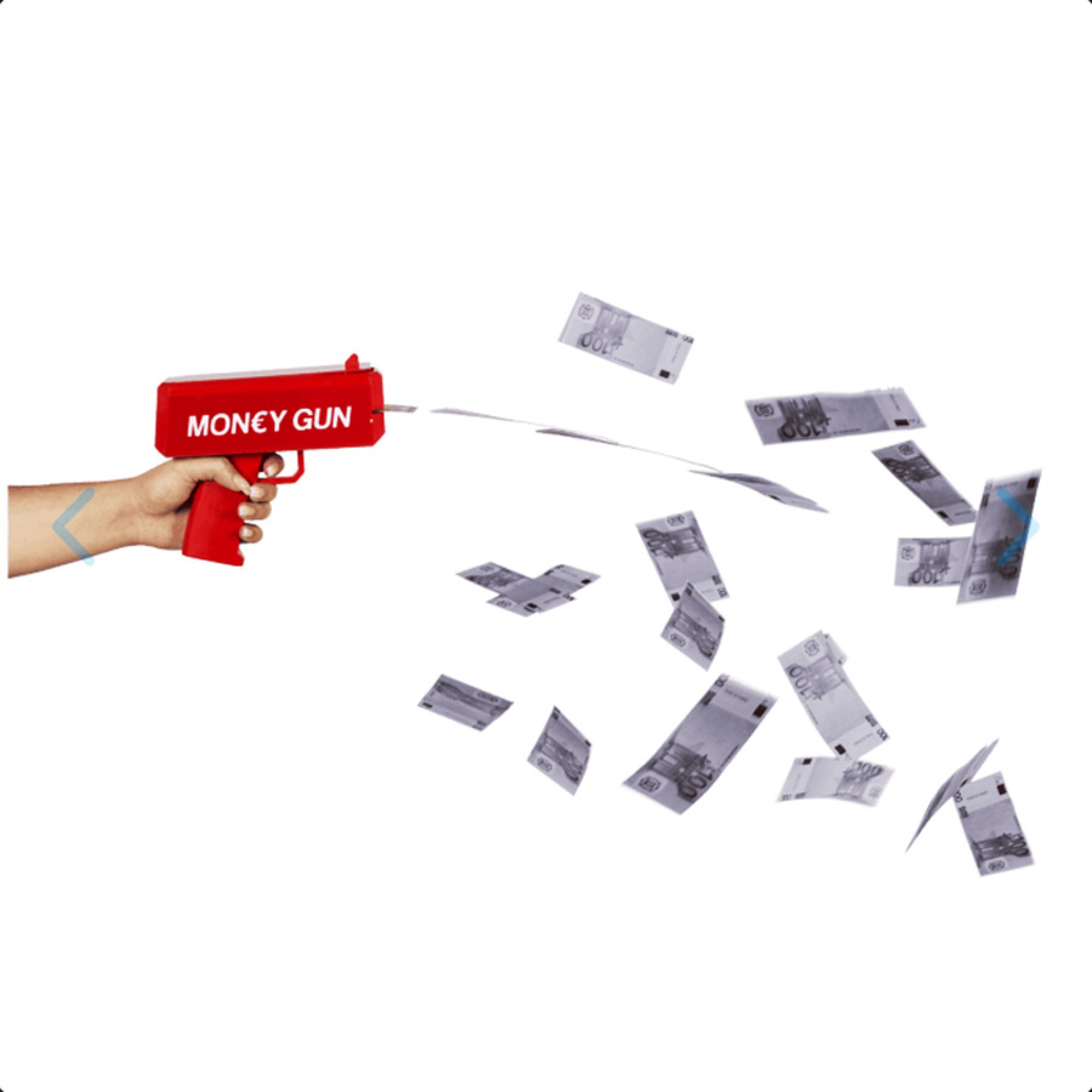 Pistola Lança Dinheiro Money Gun