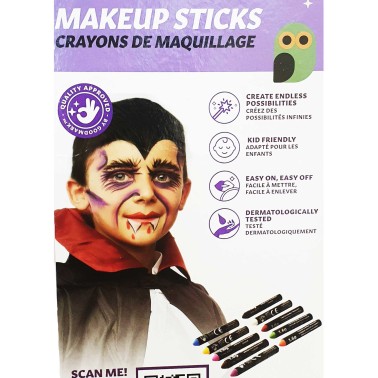 Caixa 10 Lpis Cor Pintura Facial