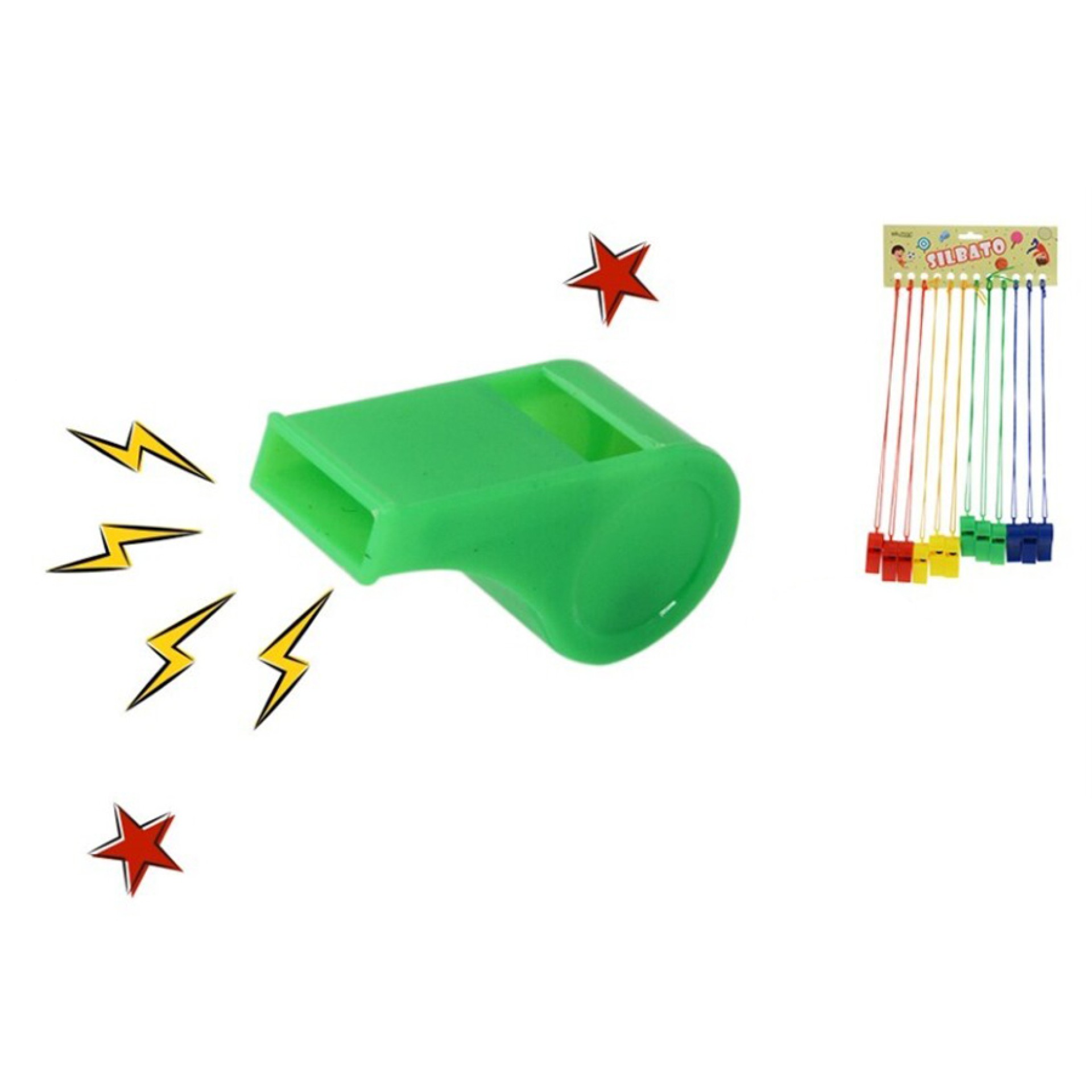 Apito Colorido Com Fio