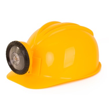 Capacete de Mineiro com Luz