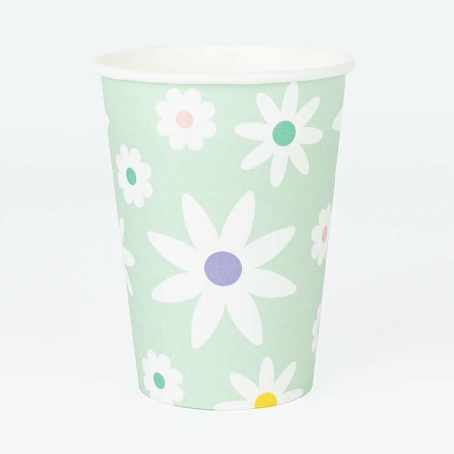 Copos Margaridas 8 Unid