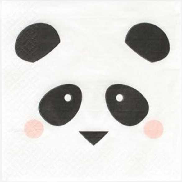 Guardanapos Panda 20 Unid