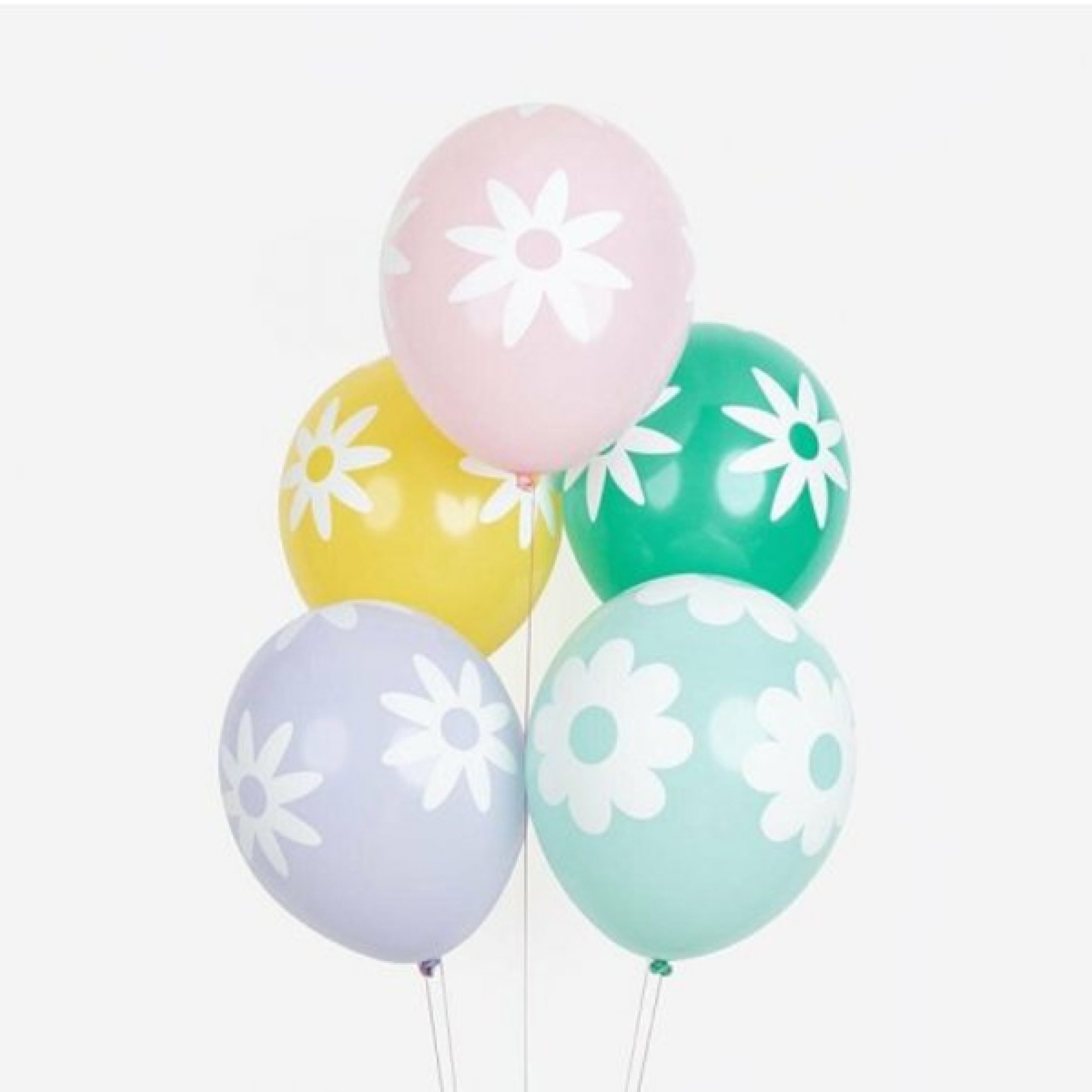 Balões Margaridas Latex 5 Unid