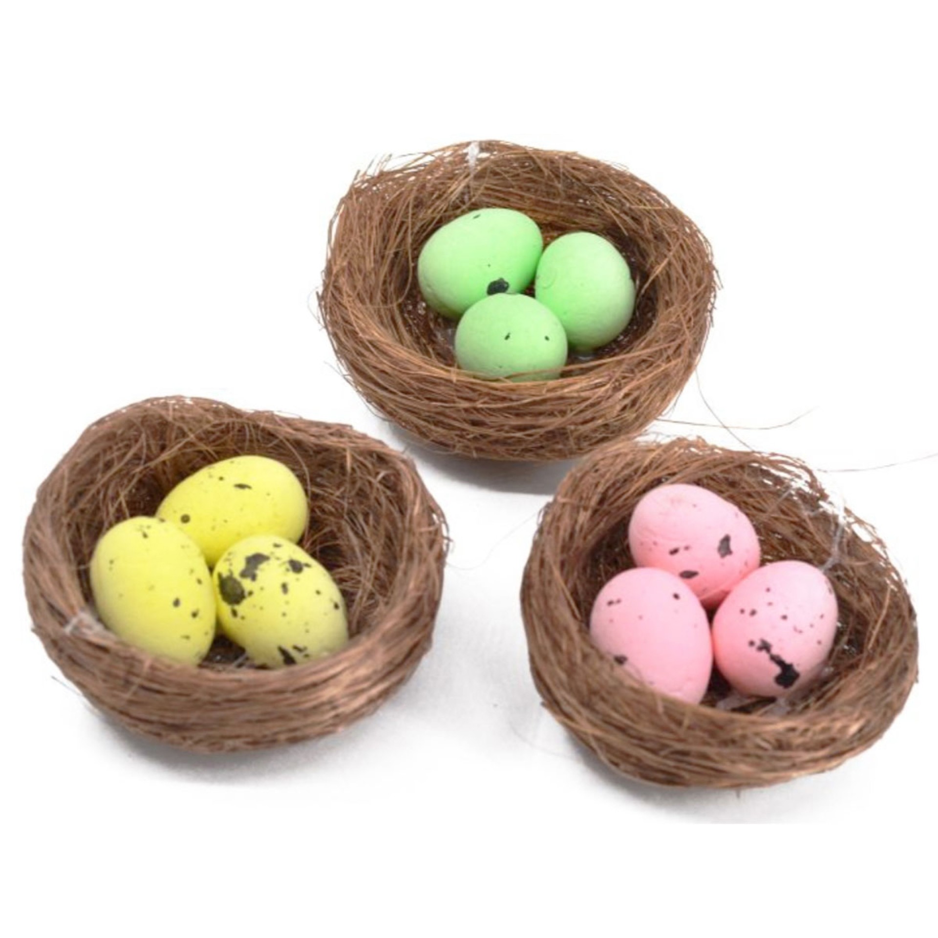 Ninhos Com Ovinhos 3 Unid