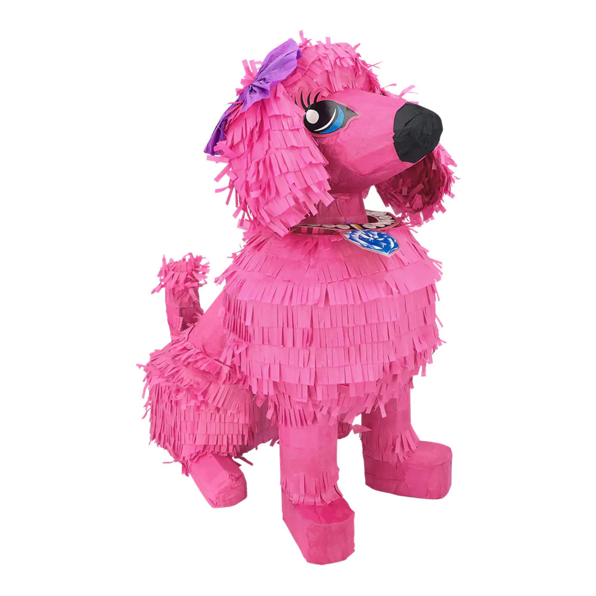 Pinhata Cão Poddle Rosa