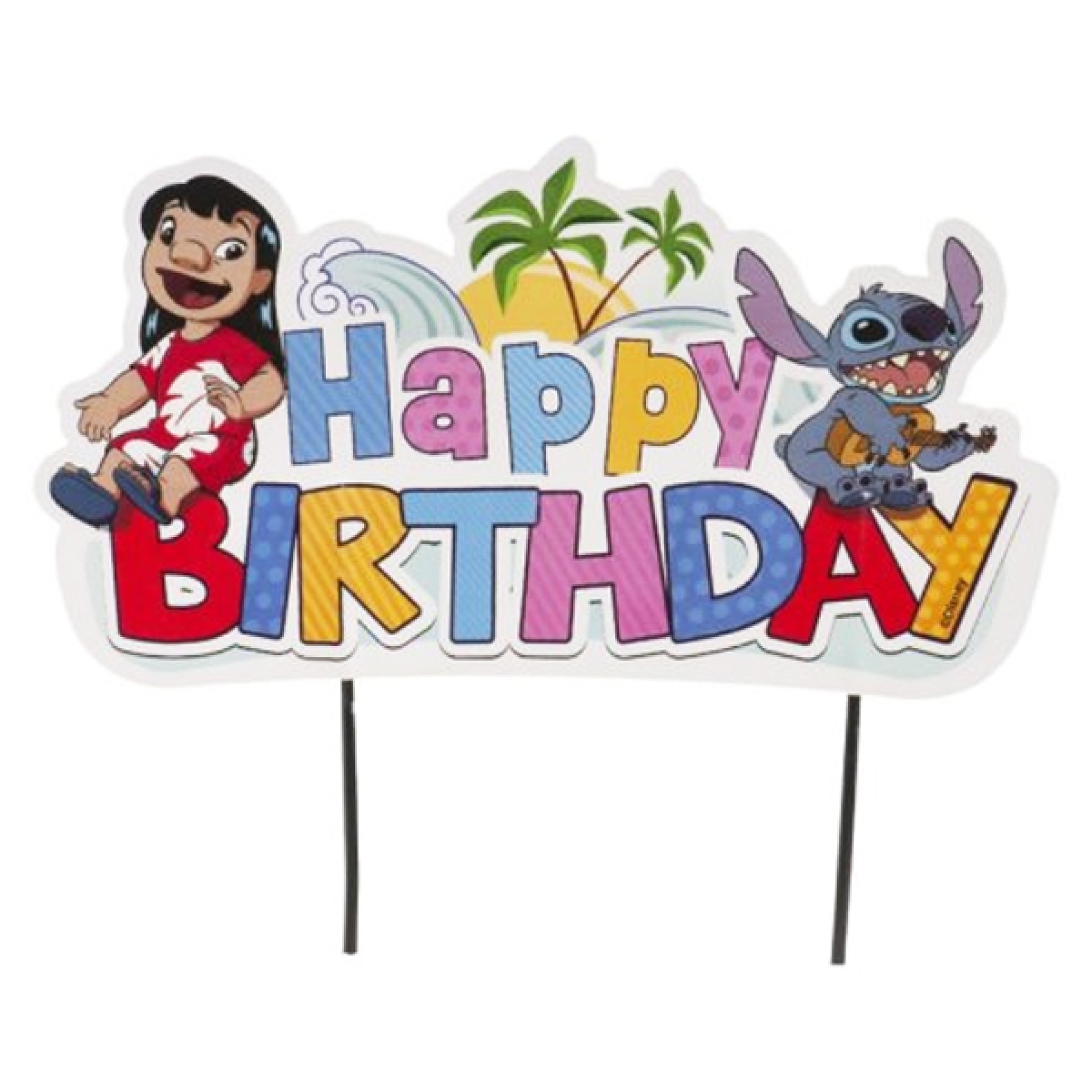 Topo Bolo Happy Birthday Stitch