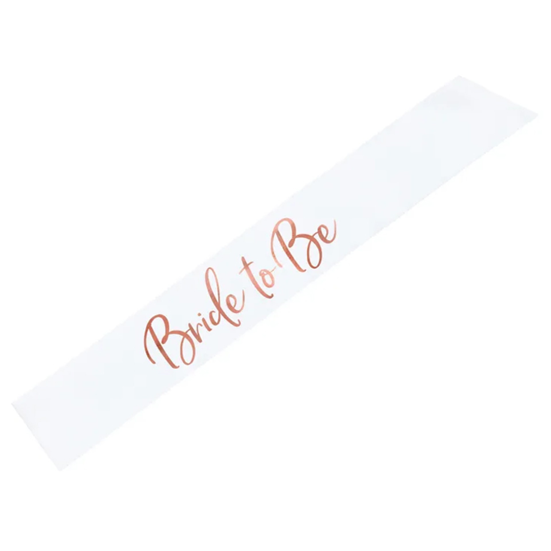 Faixa Bride To Be Branca