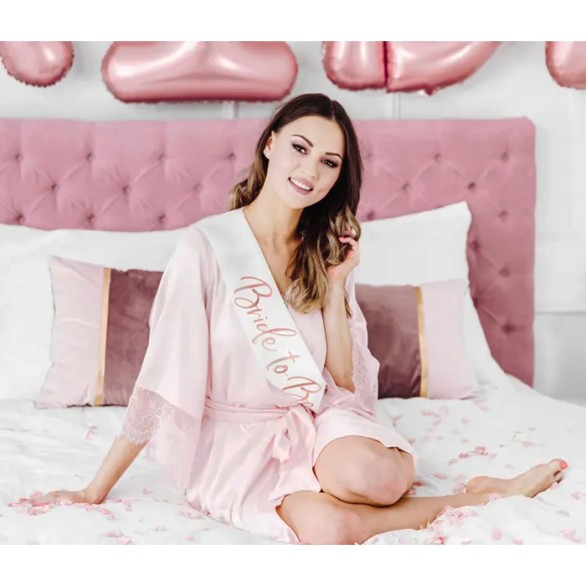 Faixa Bride To Be Branca