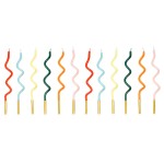 Velas Espiral Rainbow 12 Unid