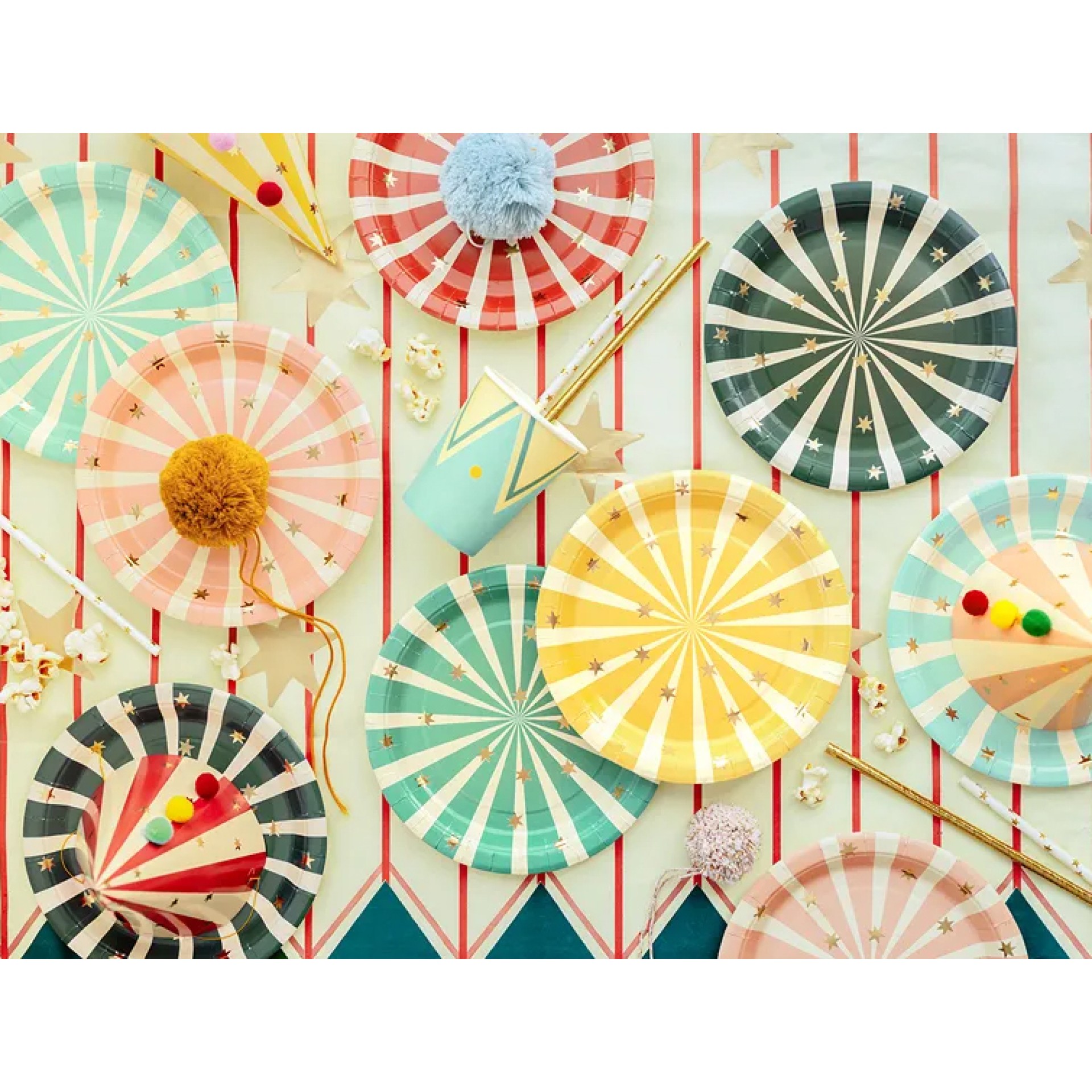 Pratos Circus 6 Unid