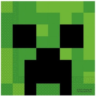 Guardanapos Minecraft 20 unid