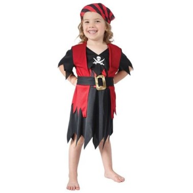 Fato Piratinha da Caveira Bebé Fato Piratinha da Caveira Bebé