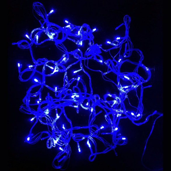 Fio 100 Leds Azul ou Branco 9m