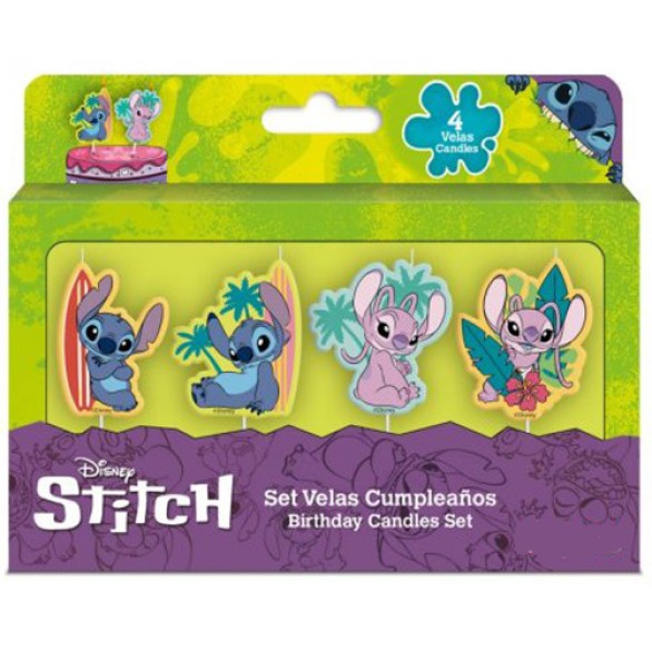 Velas Stitch 4 Unid