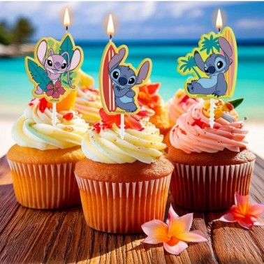 Velas Stitch 4 Unid