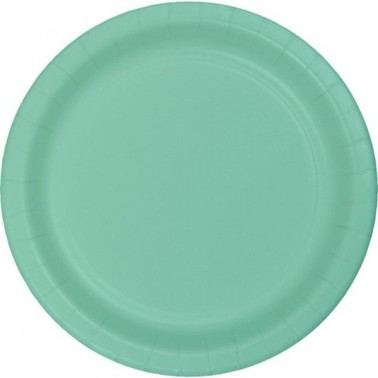 Pratos Verde Menta 8 Unid