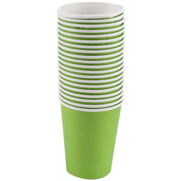 Pack Copos Verde Alface 24 Unid