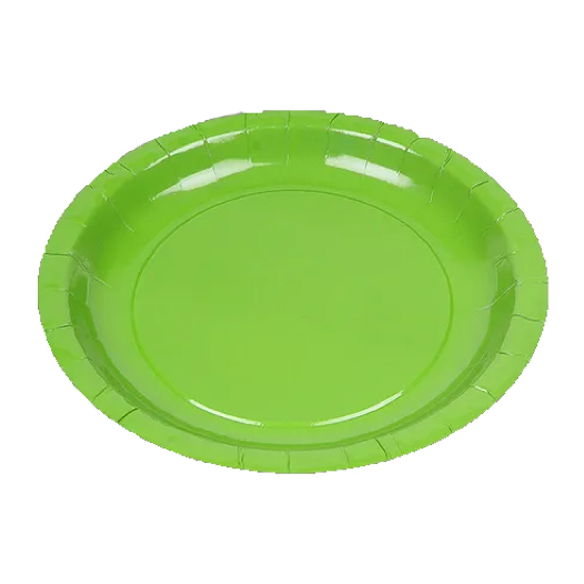 Pack Pratos Verde Alface 10 Unid