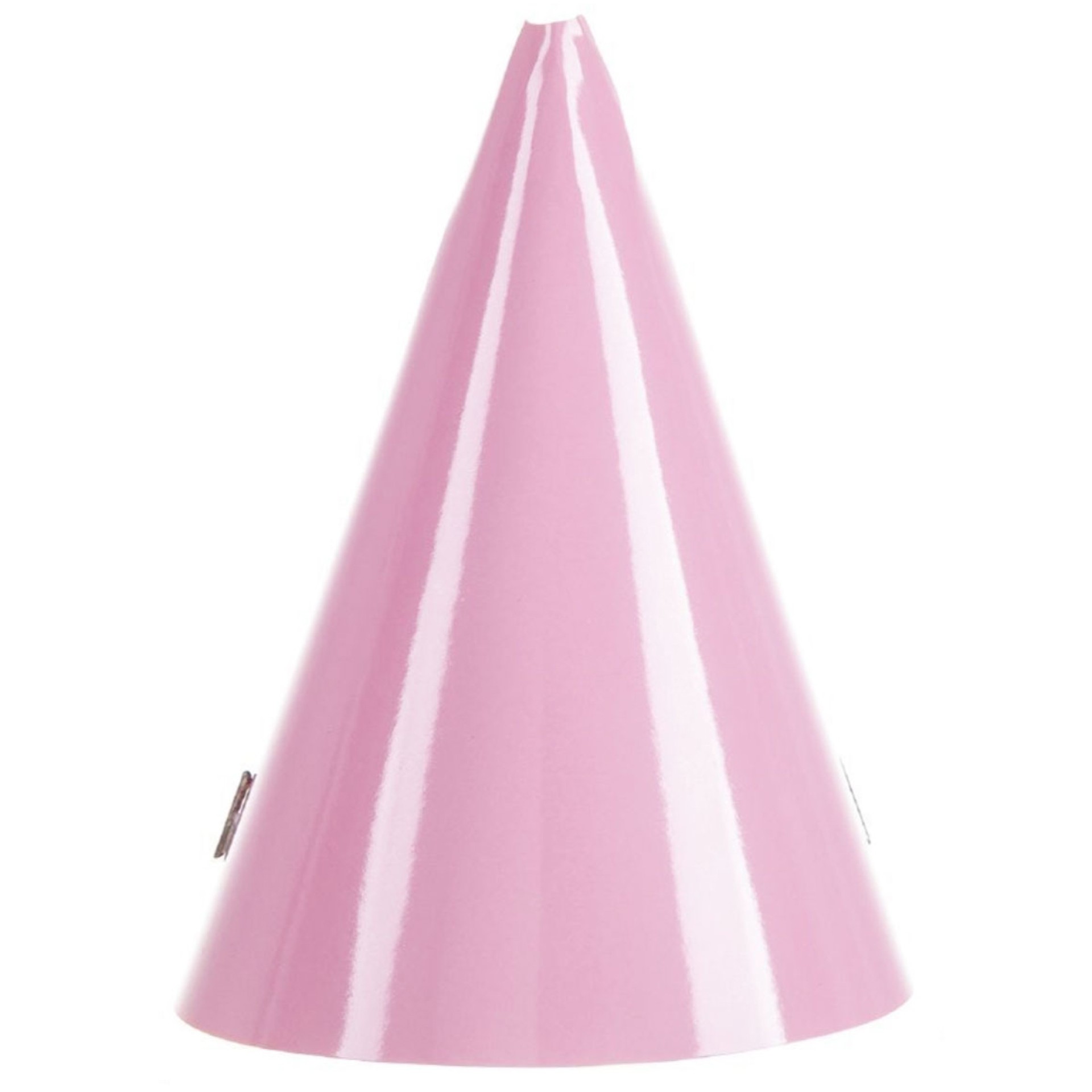 Chapéu Cone Rosa 6 Unid