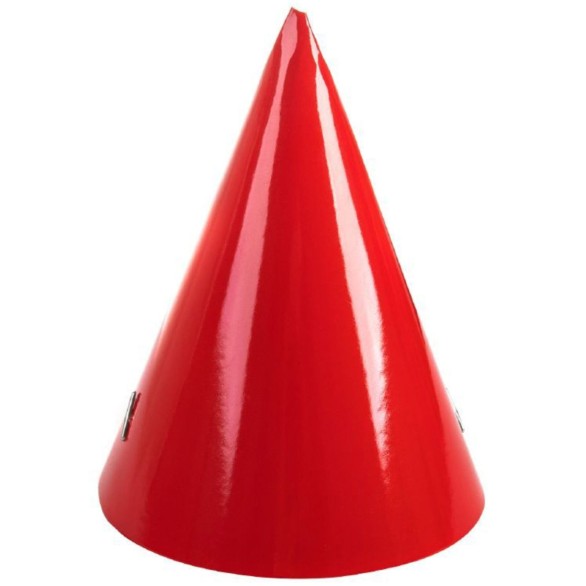 Chapu Cone Vermelho 6 Unid