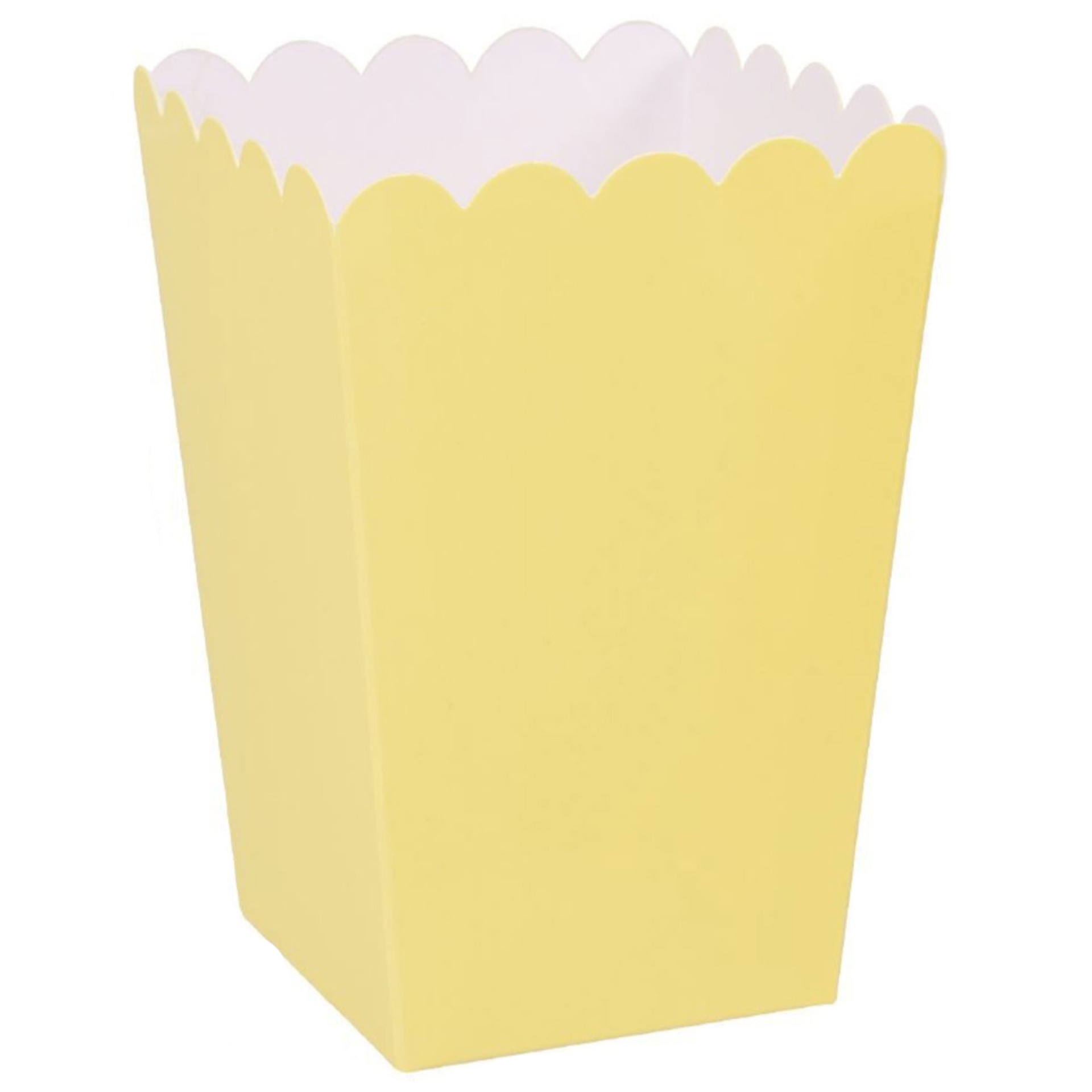 Caixas Pipocas Amarelas Pequenas 6 Unid