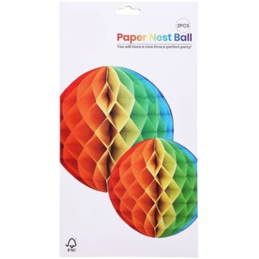 Balo Papel Colorido 2 Unid