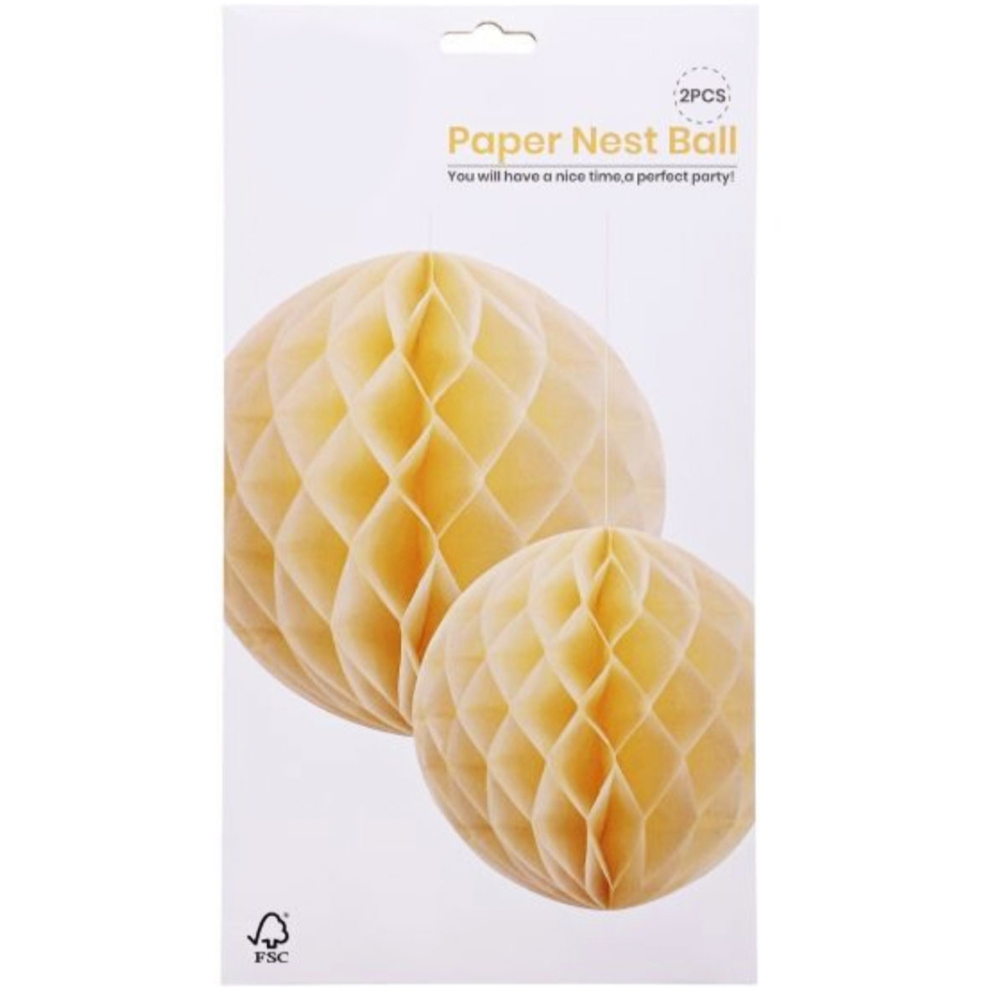 Balão Papel Latte 2 Unid