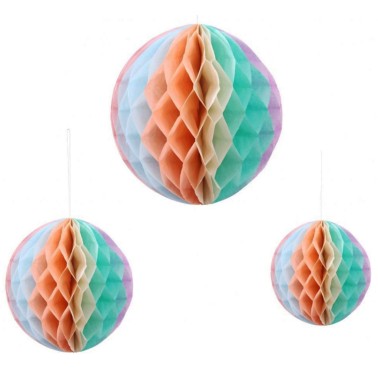 Balo Papel Pastel 3 Unid