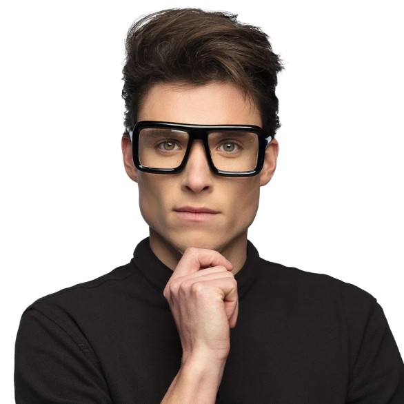 Óculos Retro Designer Pretos