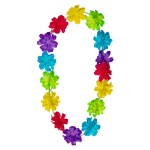 Colar Flores Tropicais Coloridas