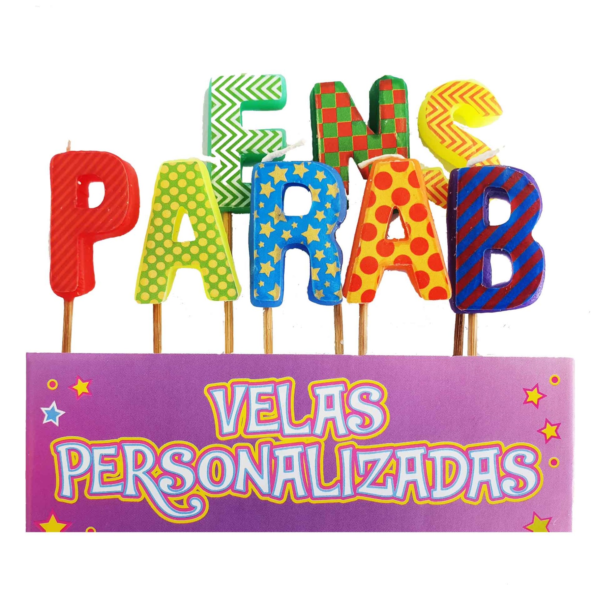 Velas Parabéns