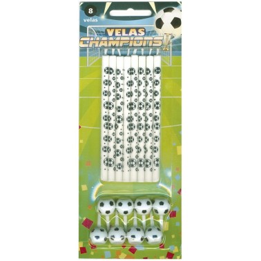 Velas Futebol 8 Unid