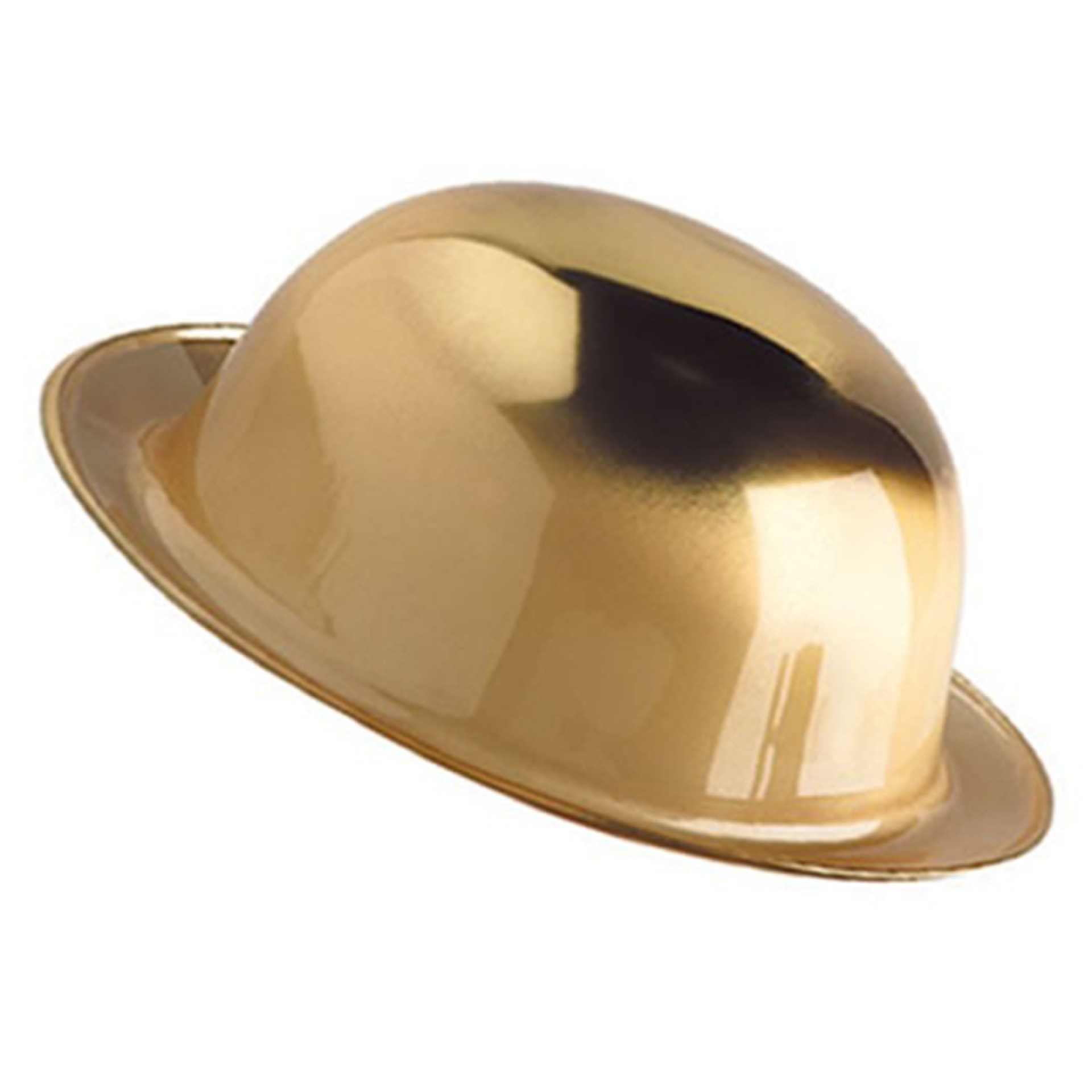 Chapéu Coco Dourado