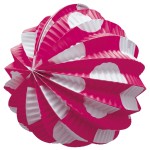 Balo Papel Fushia Com Bolinhas