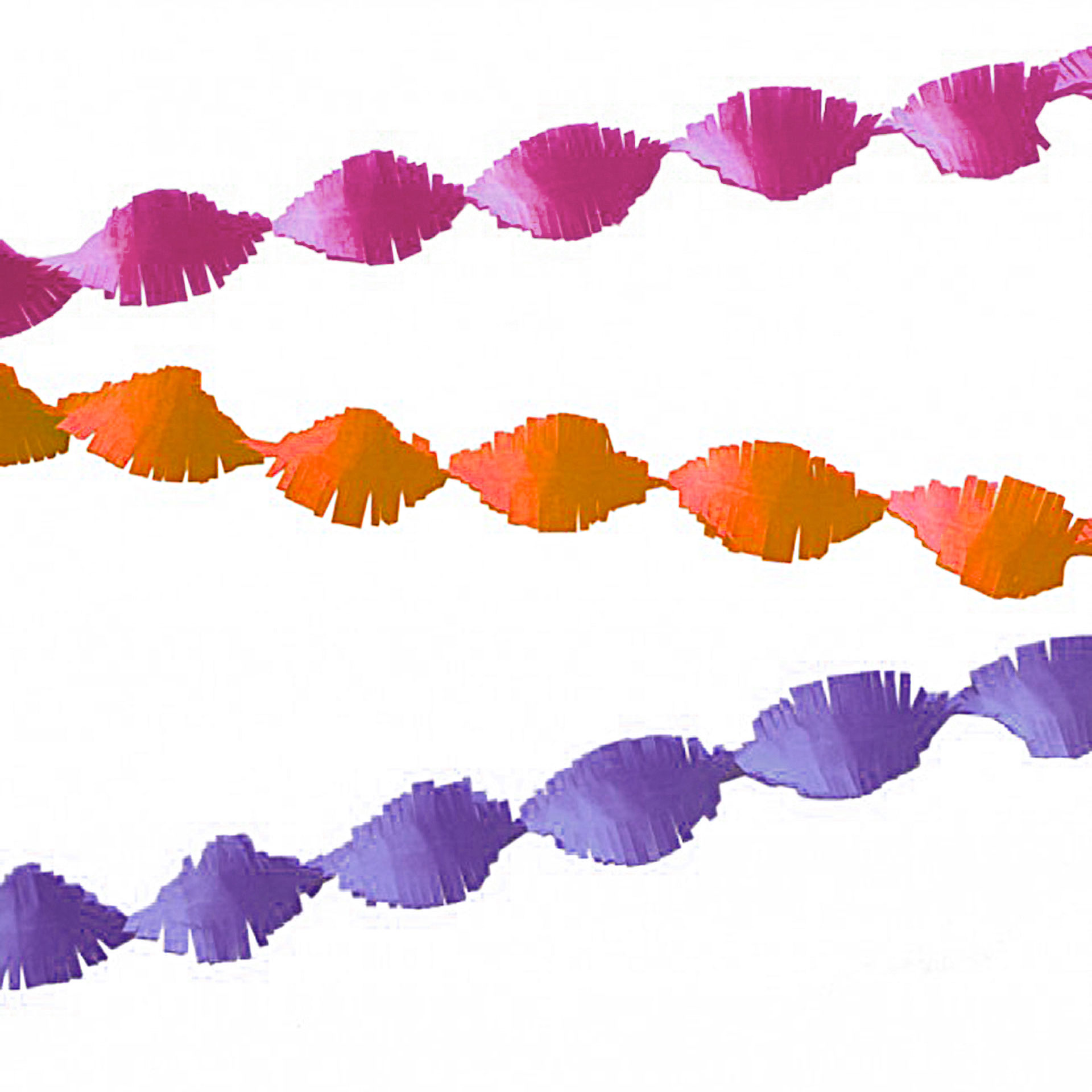 Grinalda Papel Crepe com 24 metros