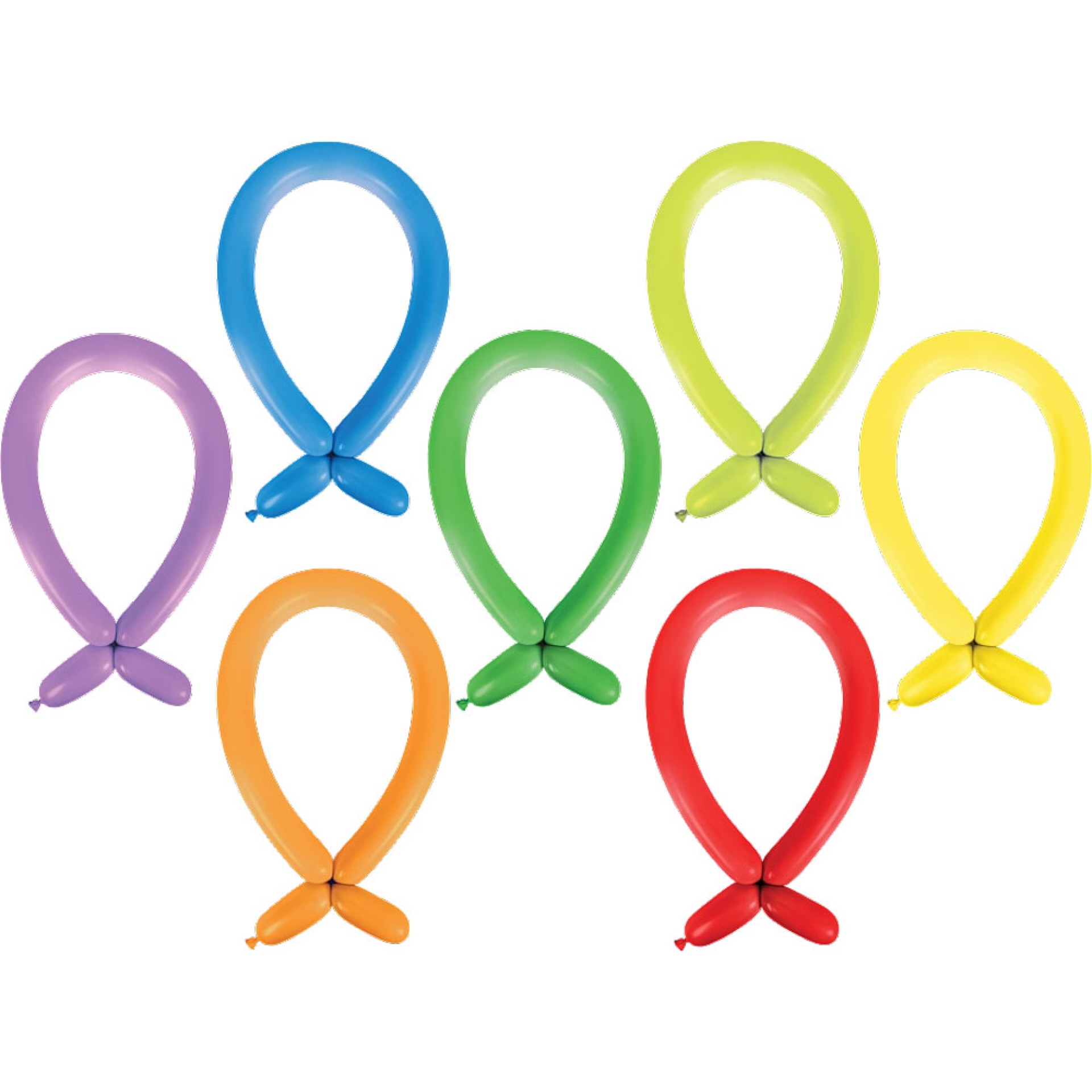 Balões Modelar Carnival Anagram 100 Unid